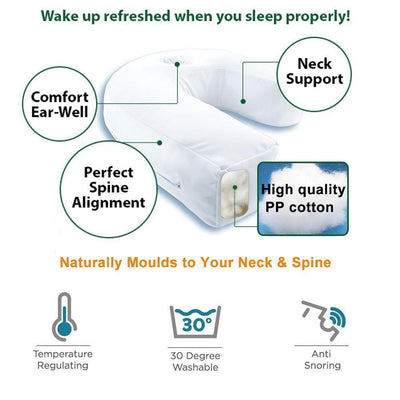 50% RABATT | SleepForm™ | Therapeutisches Seitenschläferkissen