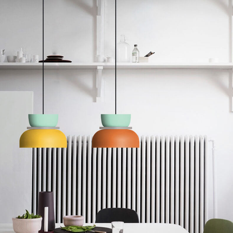 50% RABATT | LumoPop™ | Colorful Macaron 1-Light LED-Pendelleuchte