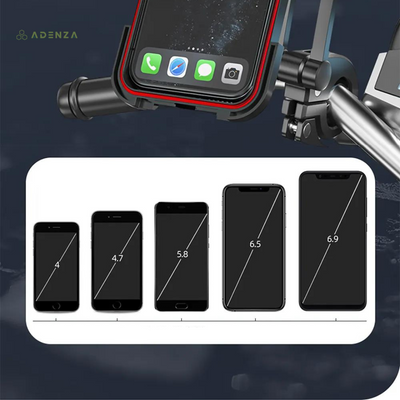 1+1 GRATIS | CycloShield™ | Wasserdichte Fahrrad-Telefonhalterung