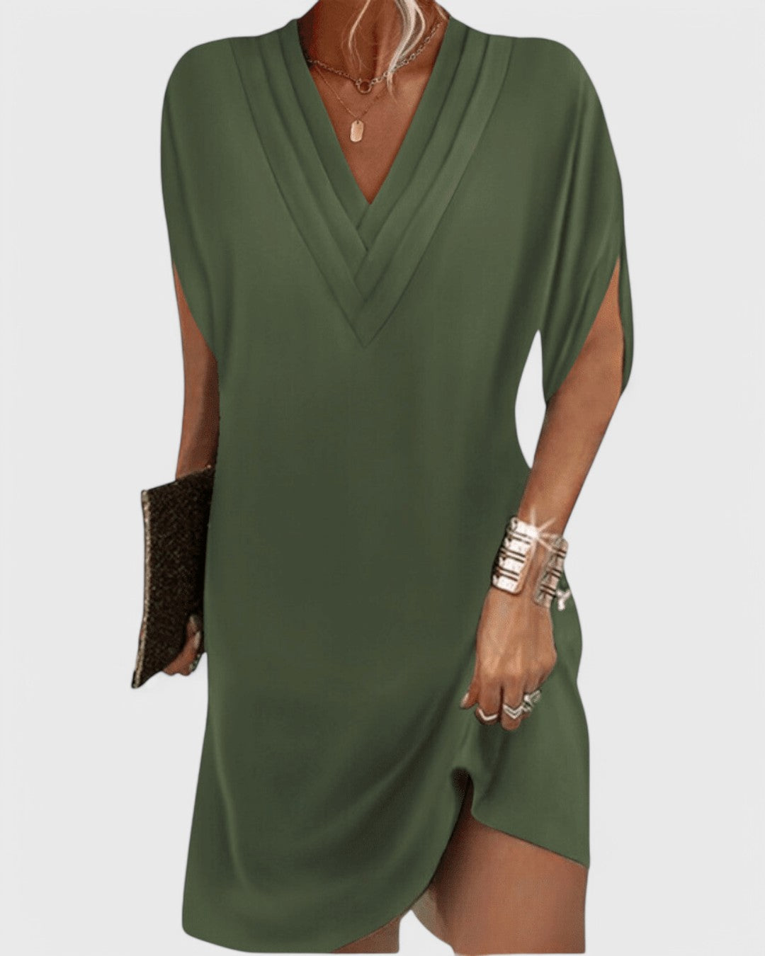 50% RABATT | Emilie | elegantes Kleid mit schmeichelhaftem Schnitt