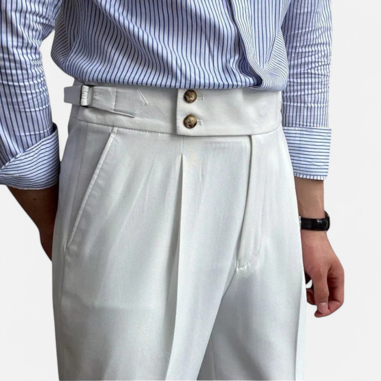 High-Waisted Pants for Men – Classic and Refined Cut