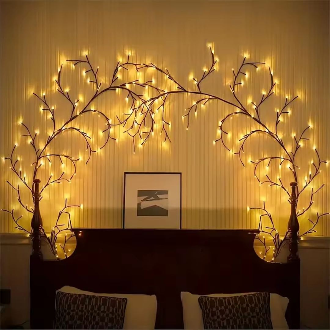 50% RABATT | GlowLeaf™ | Verzauberte Weidenreben-Lichter