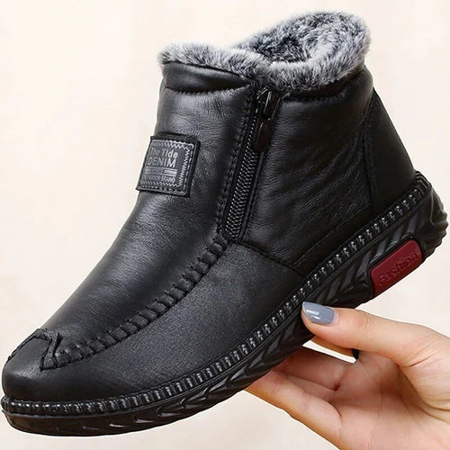 StrideCraft™ Leder-Stiefeletten Echtes Leder für Komfort und Sicherheit bei jedem Schritt