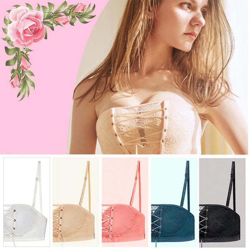 50% RABATT | LaceLift™ | Spitze trägerloses Bandeau