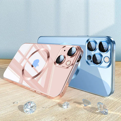 50% RABATT | Metalliq™ | Kabellose magnetische iPhone-Hülle mit Galvanik