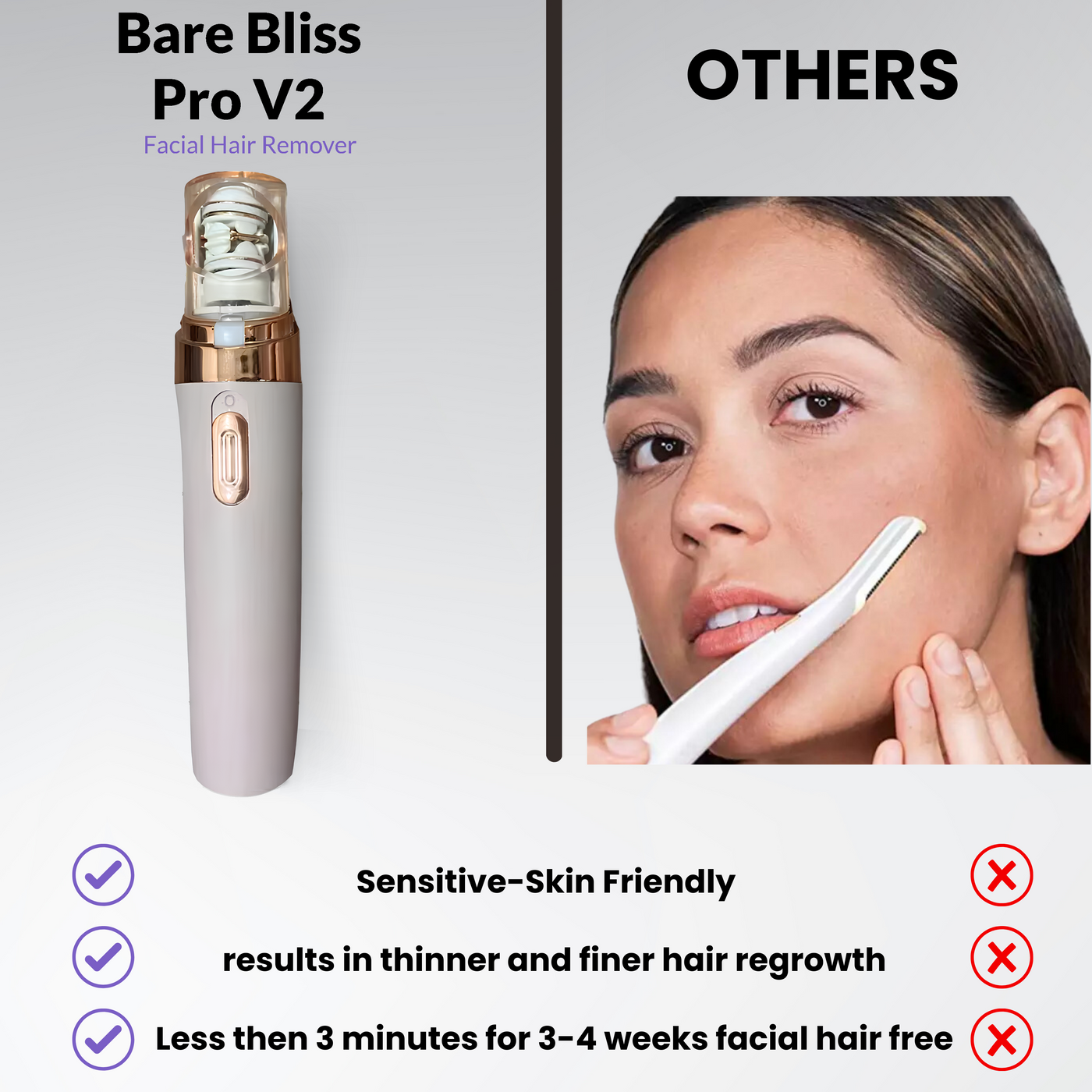 50% RABATT | Dermique™ | Elektrischer Haarentferner