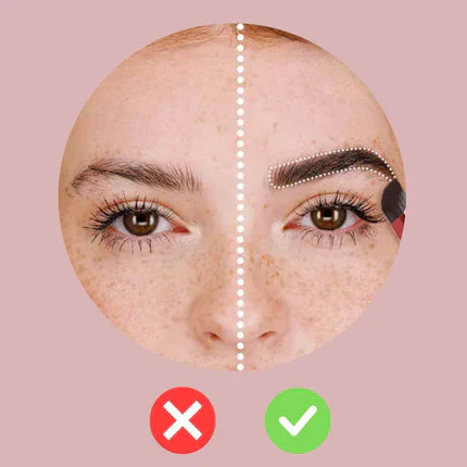 Augenbrauen-Puder mit kostenlosem Pinsel – perfektes Set für Brow Shaping