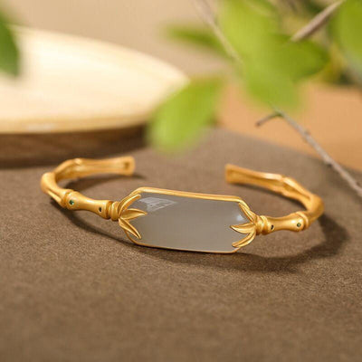 50% RABATT | BambooGrace™ | Eleganter antiker Bambusarmreif