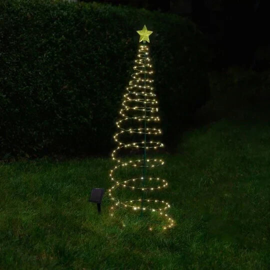 50% RABATT | SolarStar® | LuminaTree Metall-Baum mit LEDs – Solarbetrieb & Zauberlicht