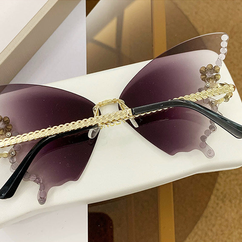 50% RABATT | Schmetterlingsdiamanten | Sonnenbrille mit