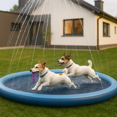 SplashPaws™ - Sommerlicher Wasserspaß für Hunde und Kinder