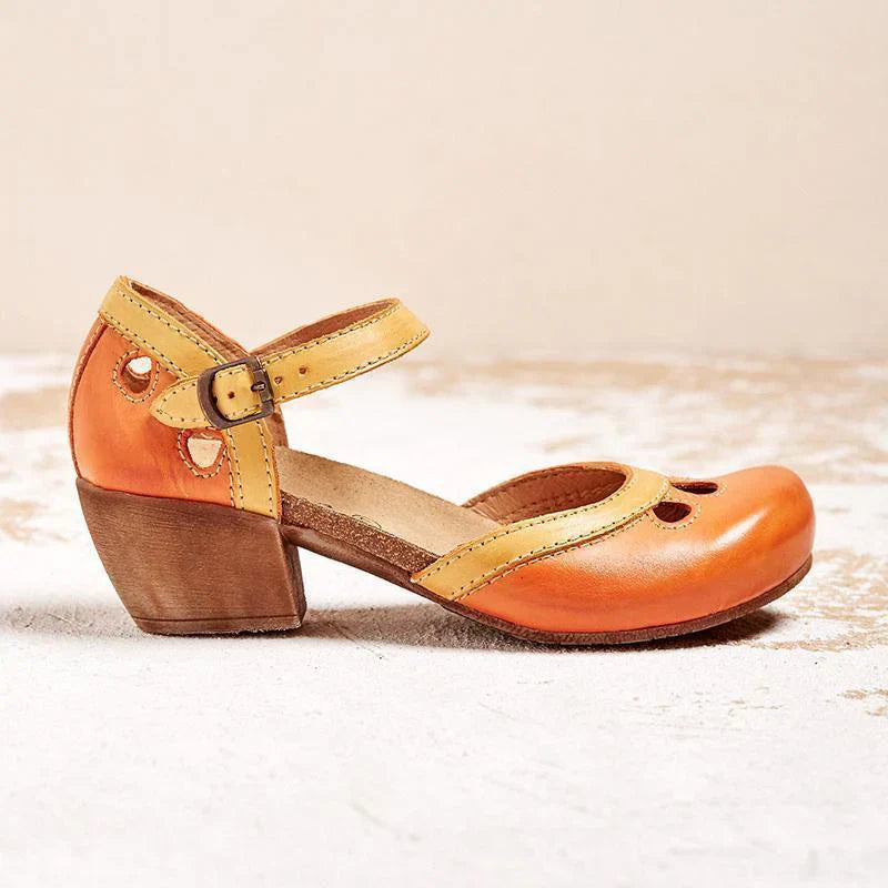 Fria | Bequeme Sandalen mit niedrigen Absätzen
