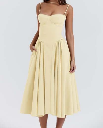 50% RABATT | Corsique™ | Stylisches Maxikleid mit Korsett