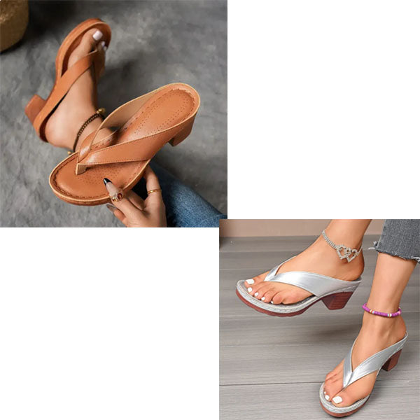 50% RABATT | SoleComfort | Komfort-Sandalen 2025 – Orthopädisch & Blockabsatz