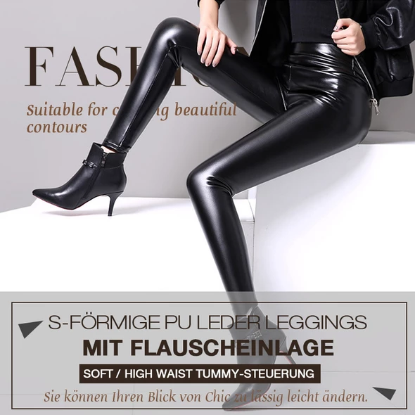 S-Shaped™ Leder-Leggings