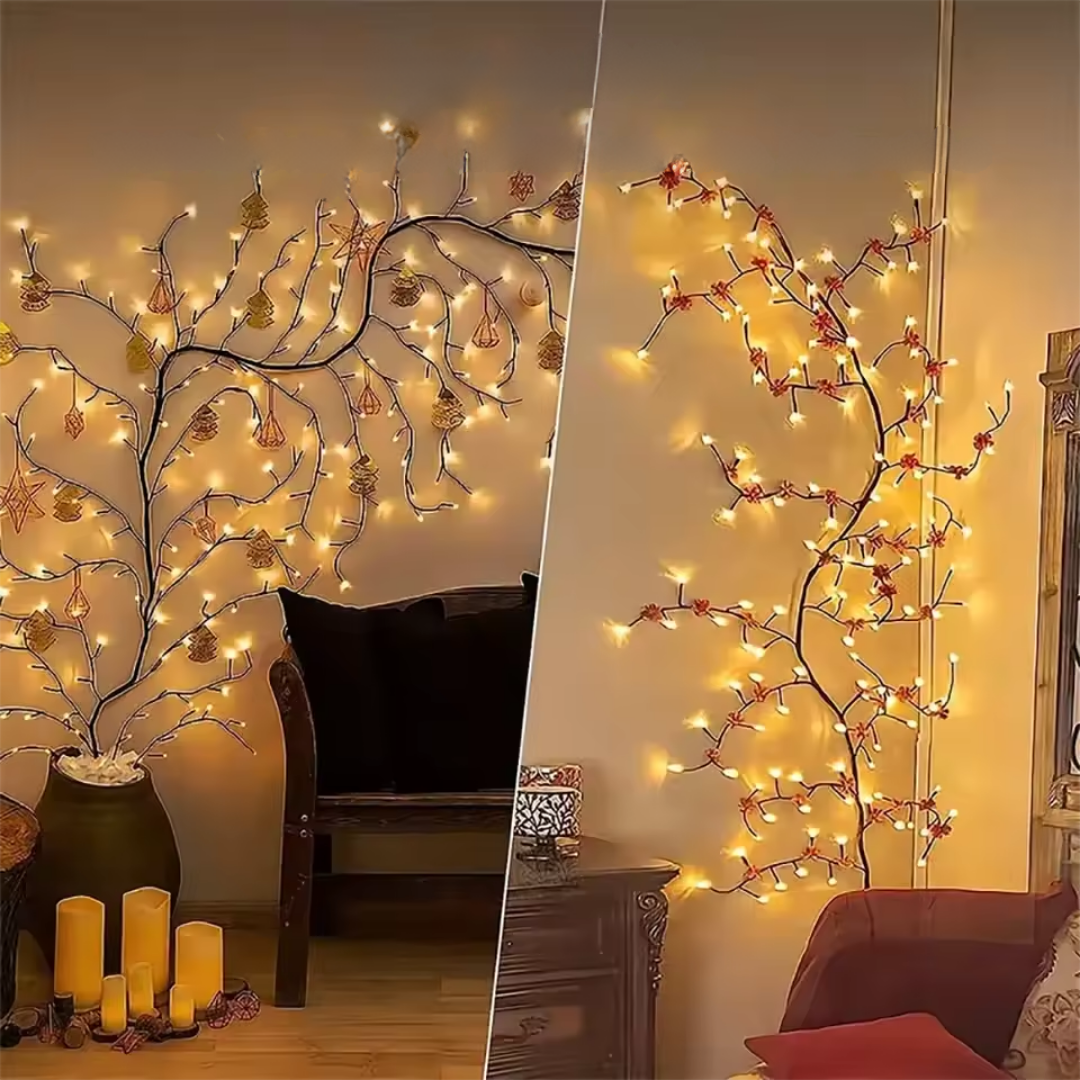 50% RABATT | GlowLeaf™ | Verzauberte Weidenreben-Lichter