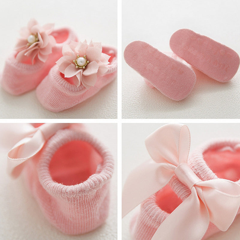 TwinkleToes™ | Rutschfeste Baby-Ballettsocken mit Extra-Komfort für kleine Tänzerinnen