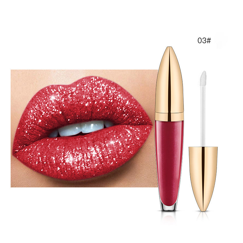 GlimmerKiss™ | Diamantglänzender langanhaltender Lippenstift