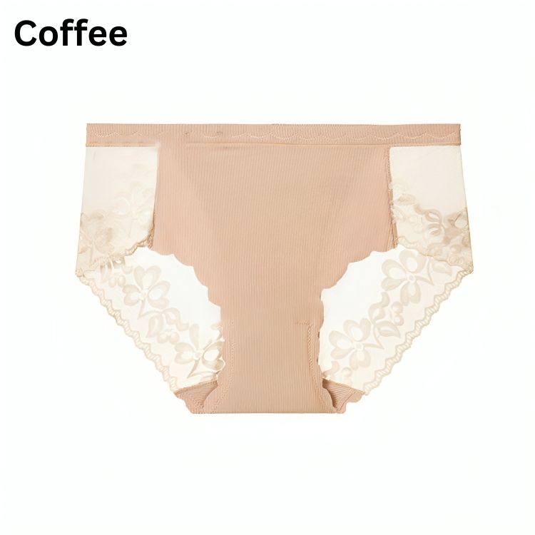 Damen High Waist Slip in Schwarz, figurformende Unterwäsche mit Spitze und transparentem Mesh Design, bequemer Shapewear Slip für Alltag und besondere Anlässe