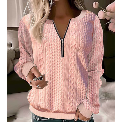 Lillie™ Eleganter Damen-Pullover mit V-Ausschnitt