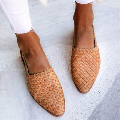 50% RABATT | Pliette™ | Schicke geflochtene Slingbacks