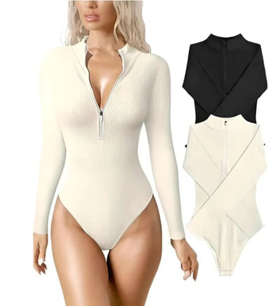 50% RABATT | ZipSculpt™ | Zip-Up Bodysuit - Mehr kaufen, mehr sparen