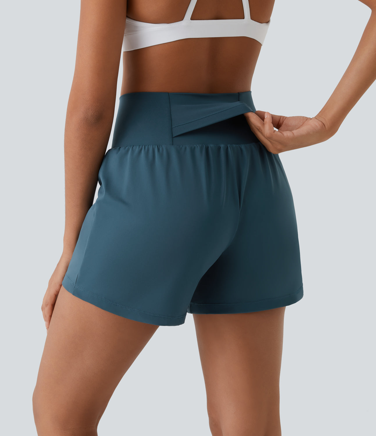 Margarethe™ 2-in-1-Yoga-Shorts mit Taschen