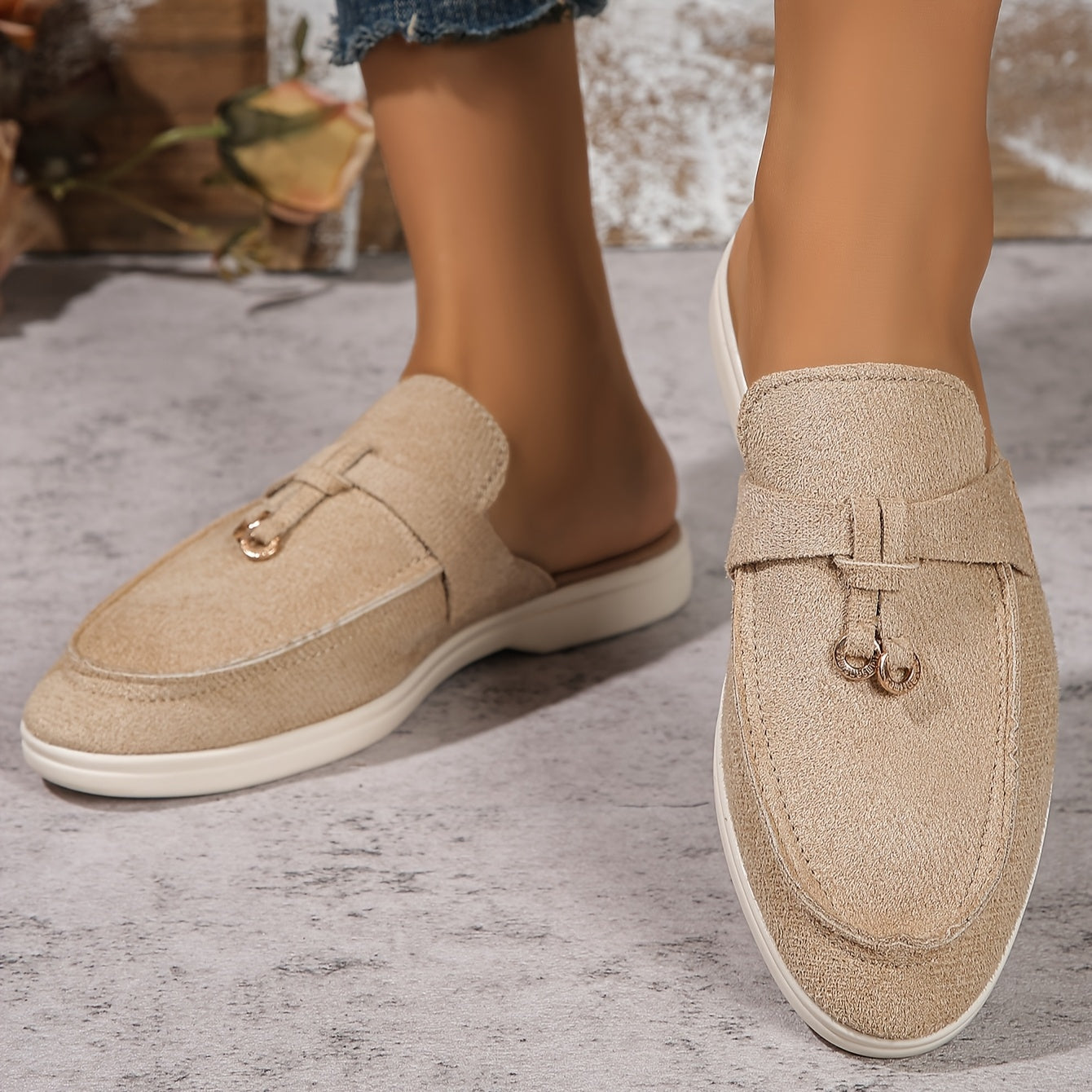 50% RABATT | Celeste | Rückenfreier Slipper