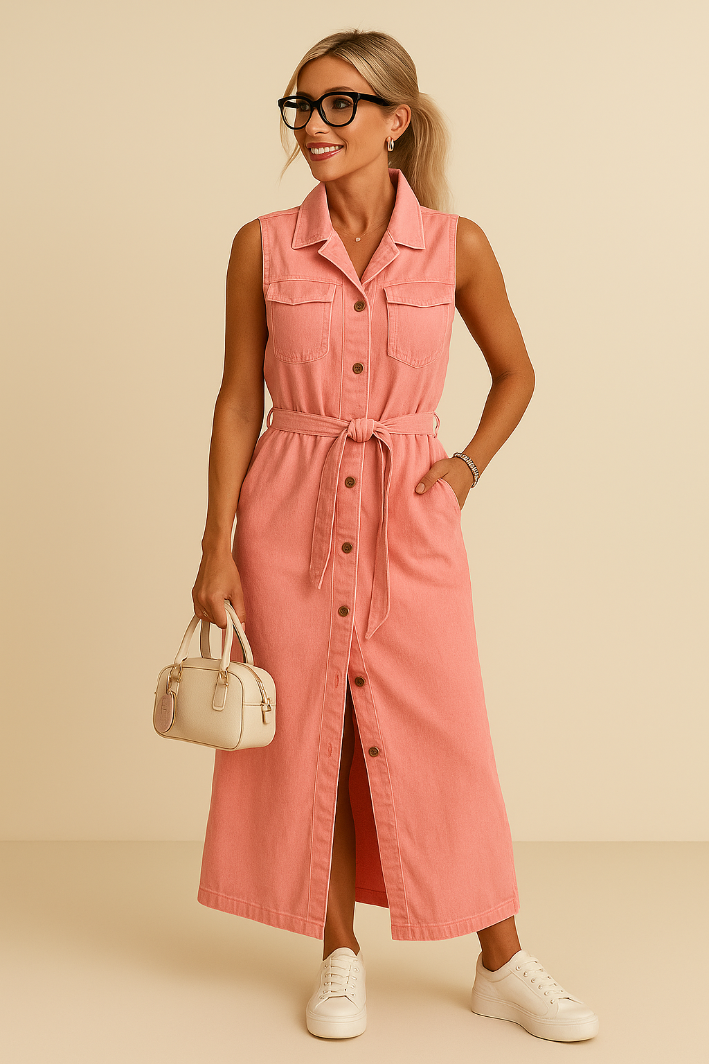 SHANNA™ | MAXI-JEANS-KLEID