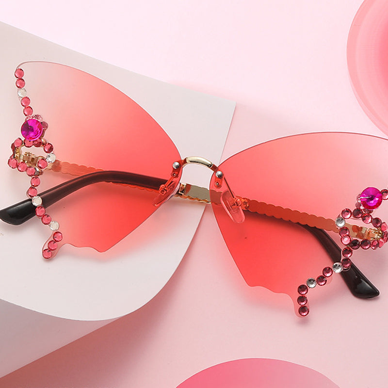 50% RABATT | Schmetterlingsdiamanten | Sonnenbrille mit