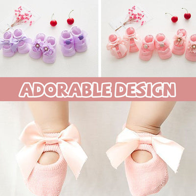 50% RABATT | TwinkleToes™ | Rutschfeste Baby-Ballettsocken mit Extra-Komfort für kleine Tänzerinnen