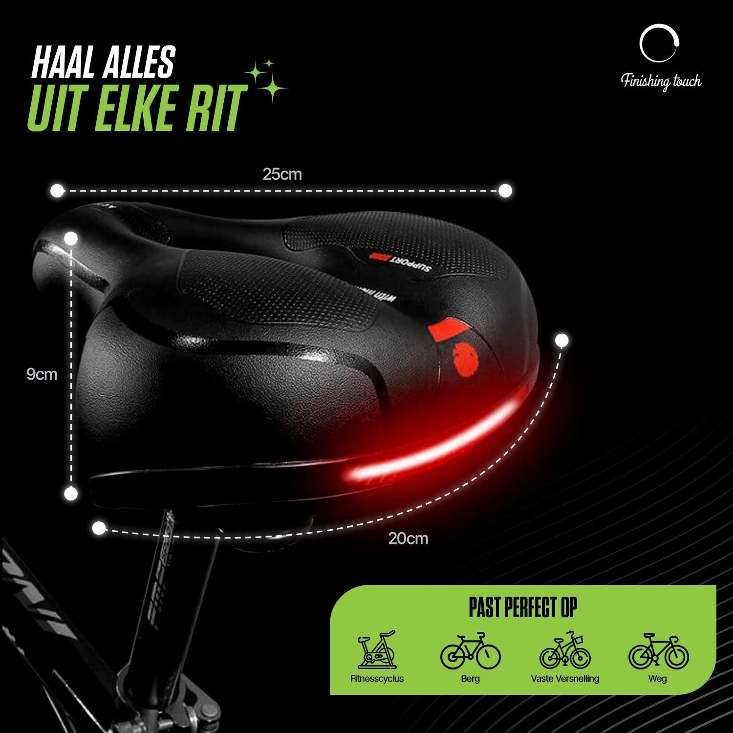 50% RABATT | RideCush™ | Gepolsterter Fahrradsattel Premuim [Letzter Tag Rabatt]
