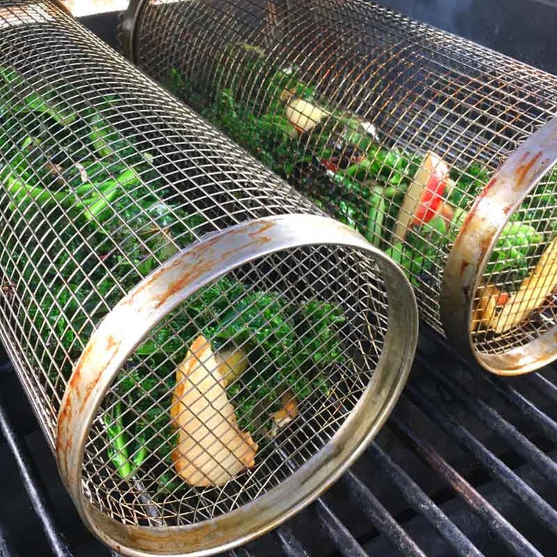 50% RABBAT | GrillRoller™ | Zylindrischer Grillkorb
