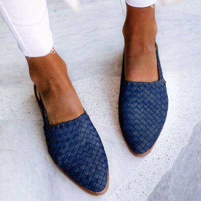 50% RABATT | Pliette™ | Schicke geflochtene Slingbacks