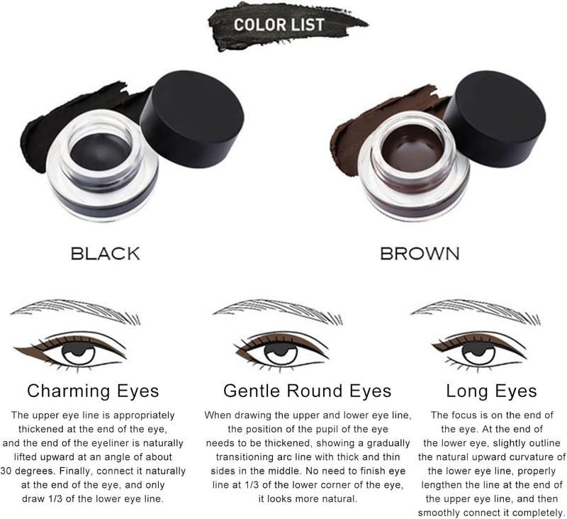 50% RABATT | LuxeLine™ | Eyeliner-Applikator + Eyeliner-Pomade