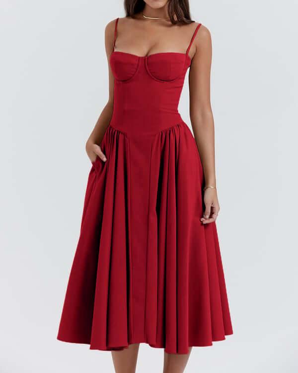 50% RABATT | Corsique™ | Stylisches Maxikleid mit Korsett