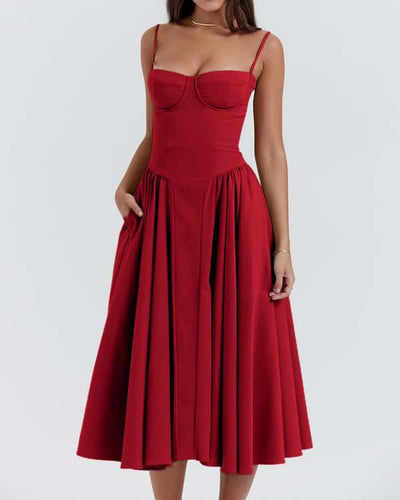 50% RABATT | Corsique™ | Stylisches Maxikleid mit Korsett