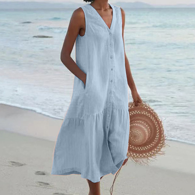 50% RABATT | Zariva™ | Stylisches Sommerkleid