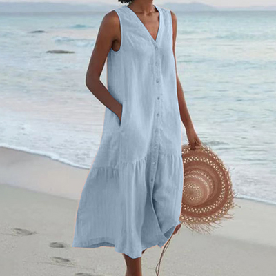 50% RABATT | Zariva™ | Stylisches Sommerkleid