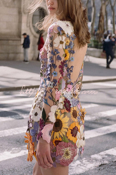 50% RABATT | Bloomveil™ | Enchanted Floral Minikleid