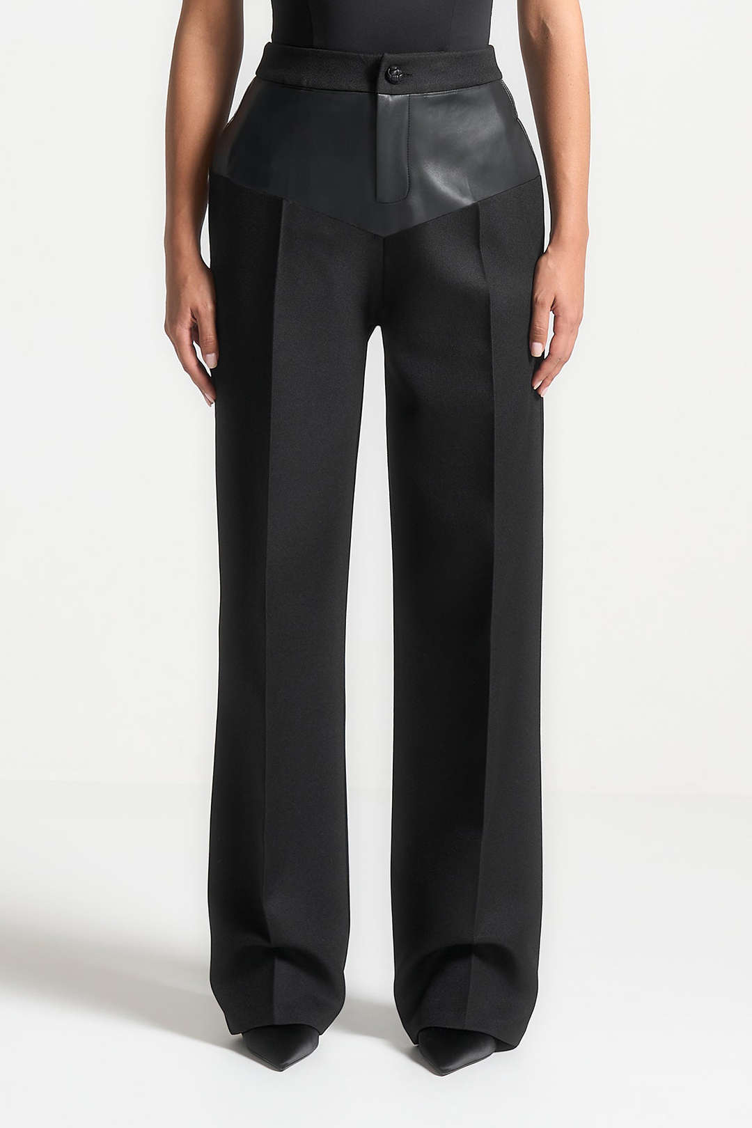 50% RABATT| Patchwork | Hose aus Kunstleder