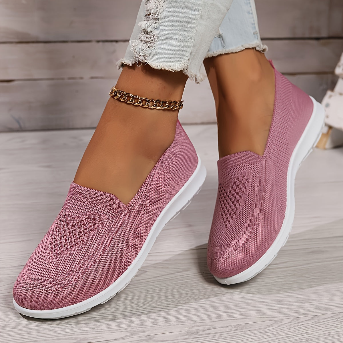 50% RABATT | Zyra™ | Leichte Slip-On-Sneaker mit Stil und Halt