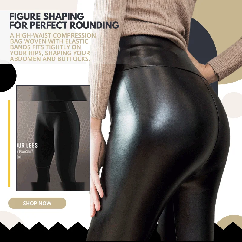 S-Shaped™ Leder-Leggings