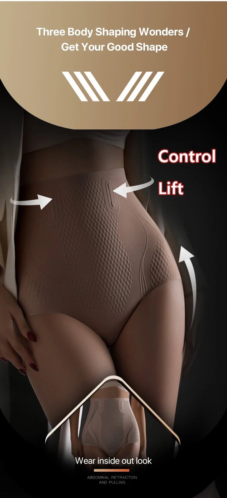 50% RABATT | CurveCinch™ | Bauchfreies Höschen mit hoher Taille