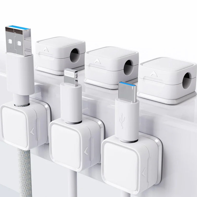 MagniClip® | Magnetischer Kabelspeicher-Organizer