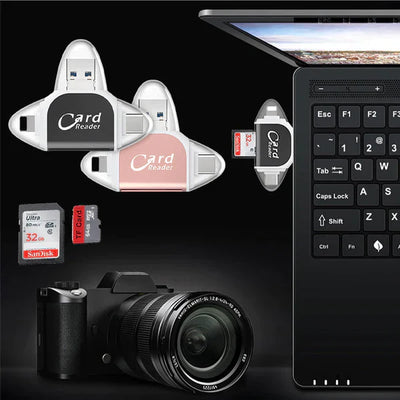 50% RABATT | MegaPort™ - 4-in-1 universal-multiport-sd/tf-kartenleser [Letzter Tag Rabatt]