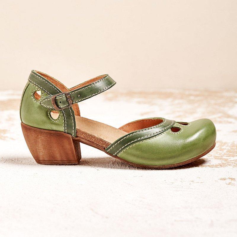 Fria | Bequeme Sandalen mit niedrigen Absätzen