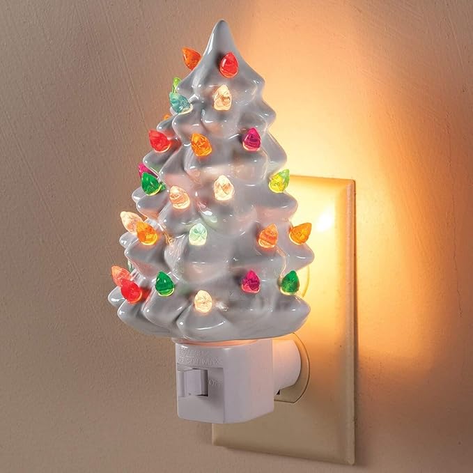 CeramiTree® | GlowPlug Keramik-Nachtlicht Weihnachtsbaum – ambienter Lichtakzent