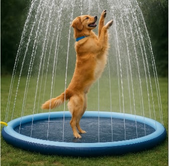 SplashPaws™ - Sommerlicher Wasserspaß für Hunde und Kinder