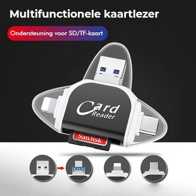 50% RABATT | MegaPort™ - 4-in-1 universal-multiport-sd/tf-kartenleser [Letzter Tag Rabatt]
